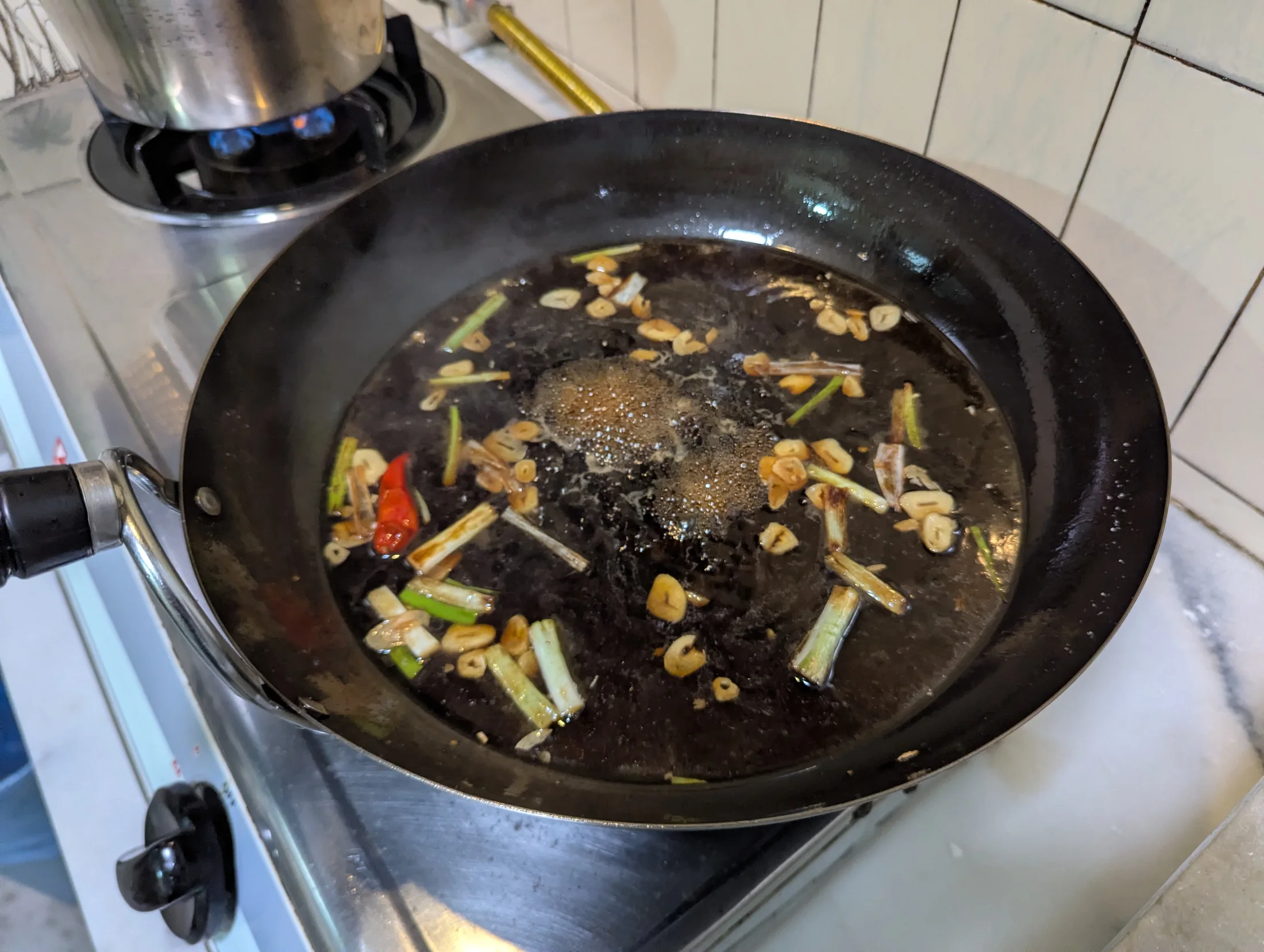 加入調味料
