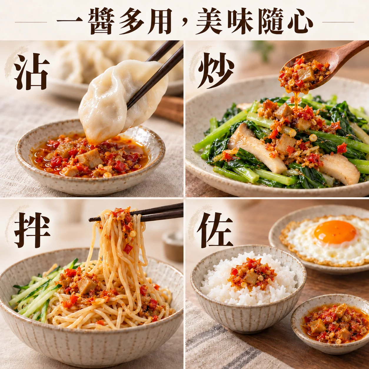 知日手作辣椒醬的多種搭配吃法